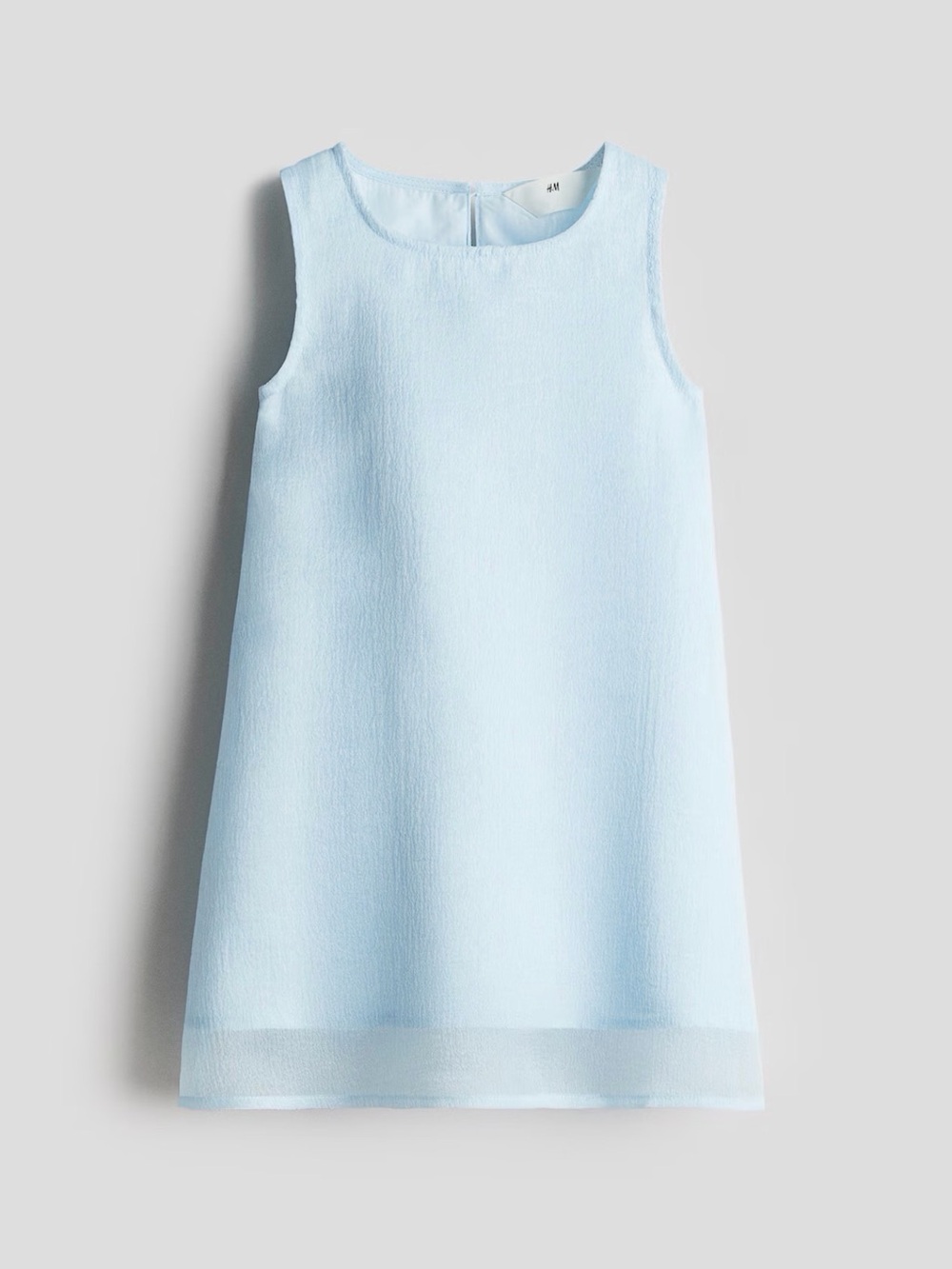 H&M Light Blue Sleeveless A-Line Dress for Girls